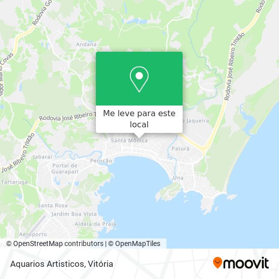 Aquarios Artisticos mapa