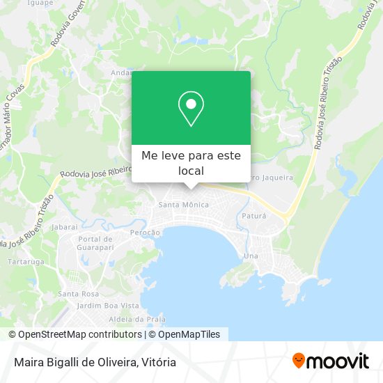 Maira Bigalli de Oliveira mapa