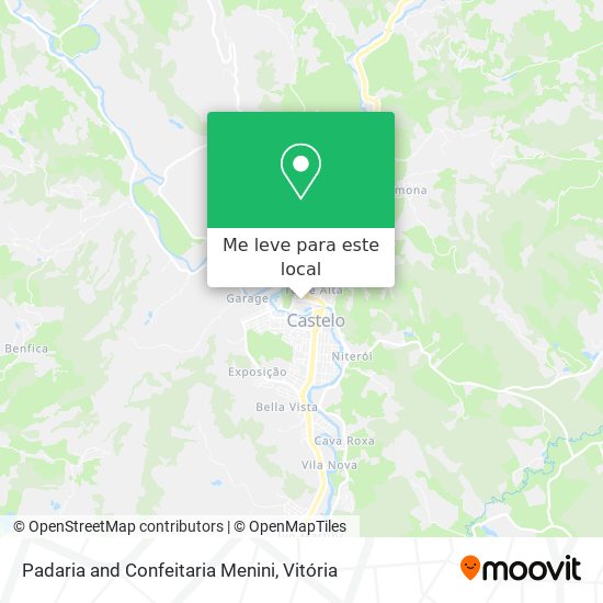 Padaria and Confeitaria Menini mapa