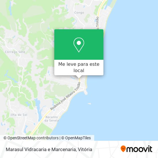 Marasul Vidracaria e Marcenaria mapa