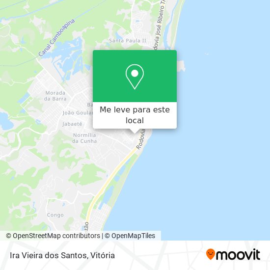 Ira Vieira dos Santos mapa