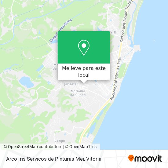 Arco Iris Servicos de Pinturas Mei mapa