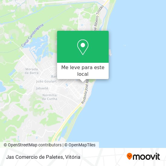 Jas Comercio de Paletes mapa
