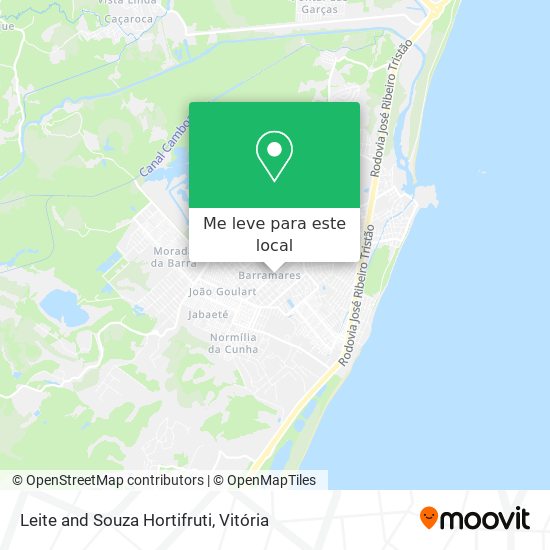 Leite and Souza Hortifruti mapa