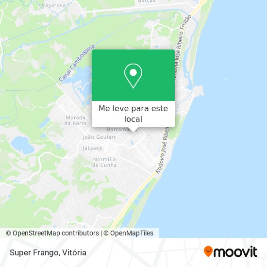 Super Frango mapa