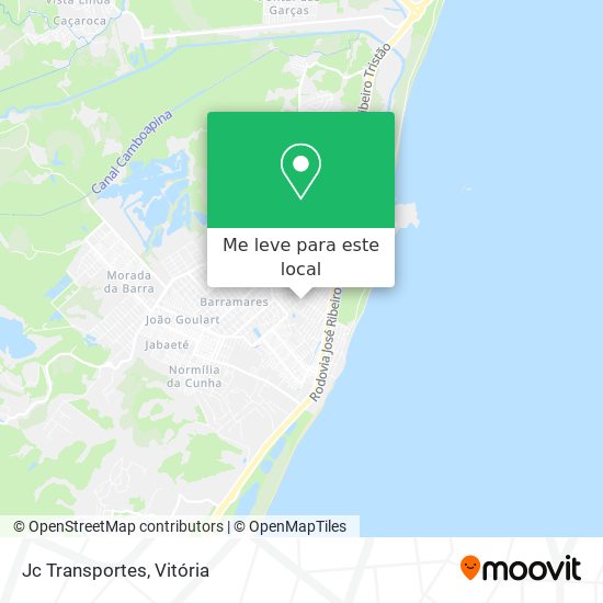 Jc Transportes mapa