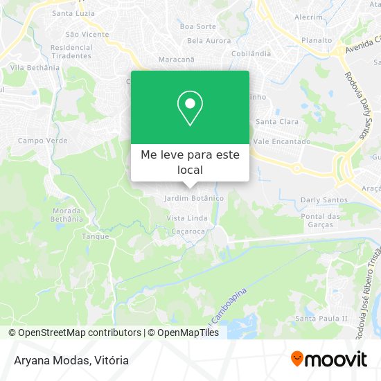 Aryana Modas mapa