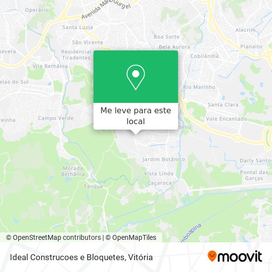 Ideal Construcoes e Bloquetes mapa