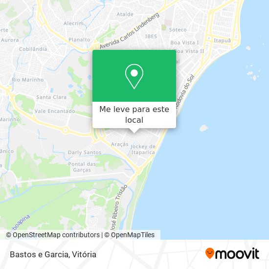 Bastos e Garcia mapa