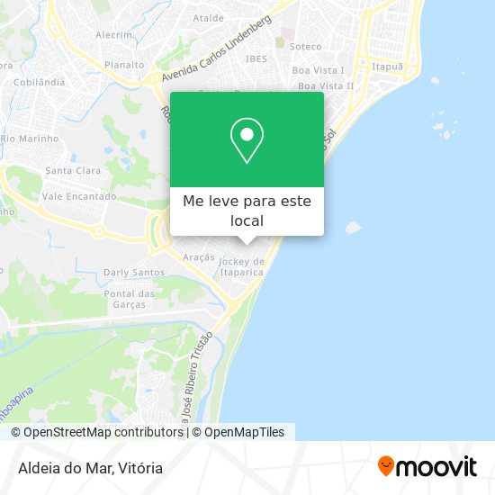 Aldeia do Mar mapa