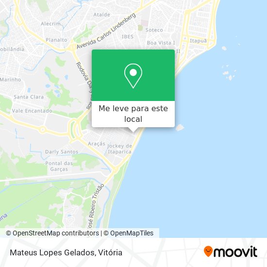 Mateus Lopes Gelados mapa