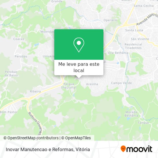 Inovar Manutencao e Reformas mapa