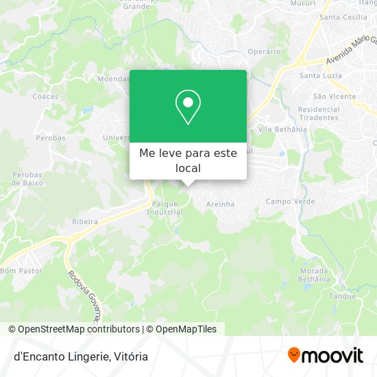 d'Encanto Lingerie mapa