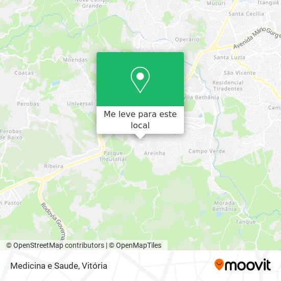 Medicina e Saude mapa