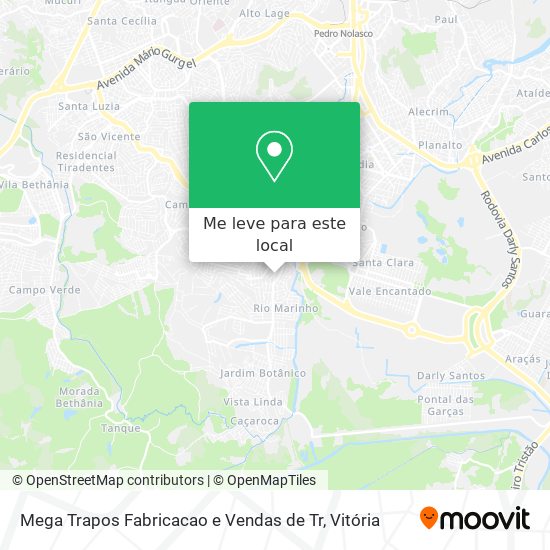 Mega Trapos Fabricacao e Vendas de Tr mapa