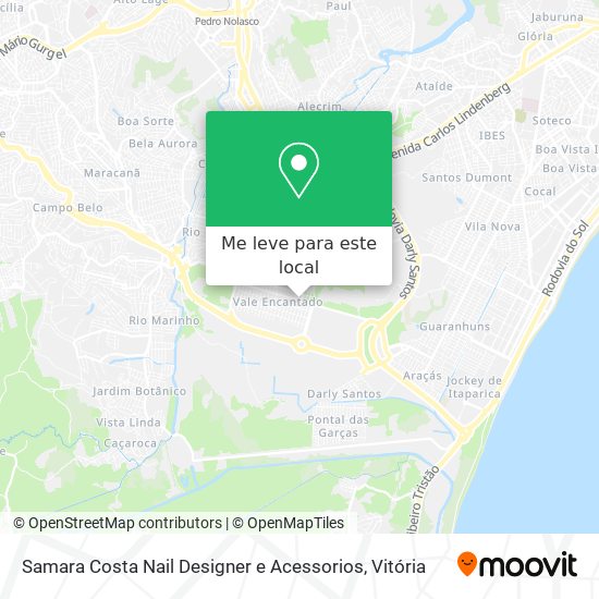 Samara Costa Nail Designer e Acessorios mapa