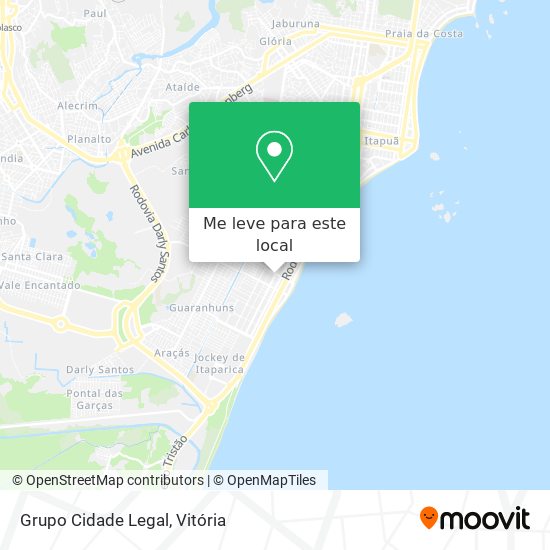 Grupo Cidade Legal mapa