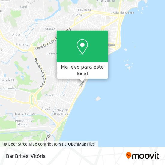 Bar Brites mapa
