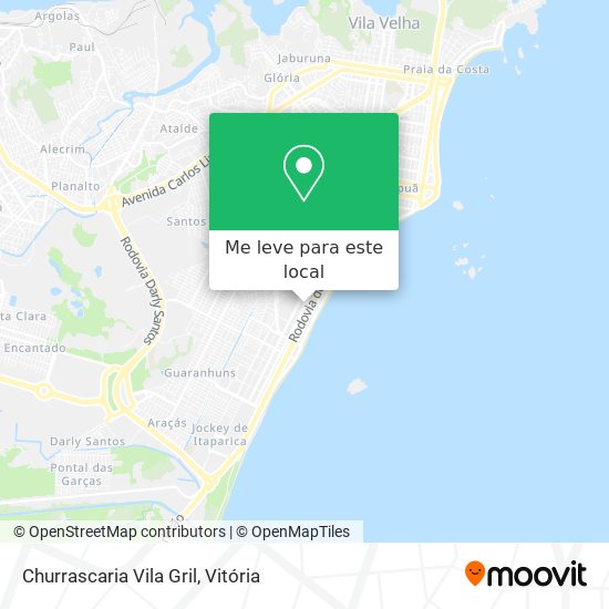 Churrascaria Vila Gril mapa