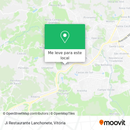 Ji Restaurante Lanchonete mapa