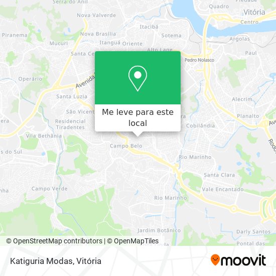 Katiguria Modas mapa