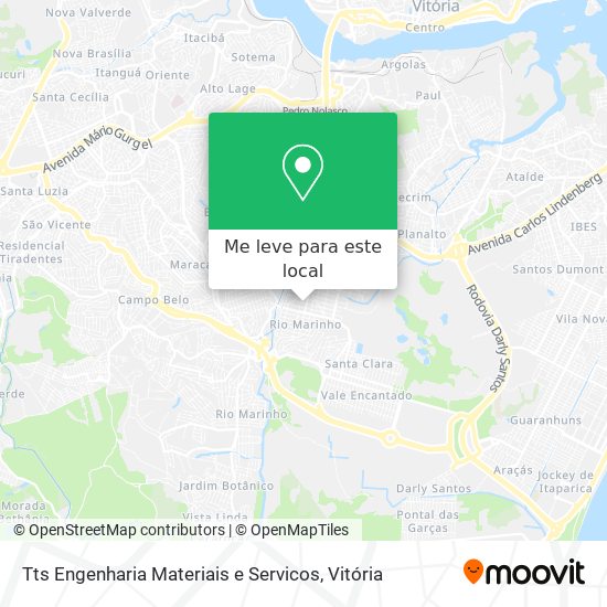 Tts Engenharia Materiais e Servicos mapa