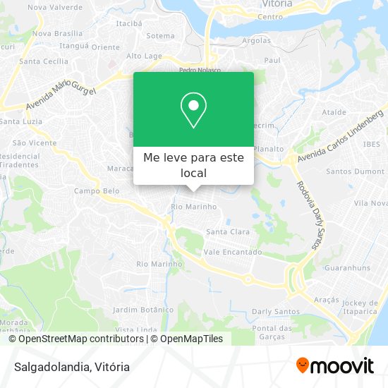 Salgadolandia mapa