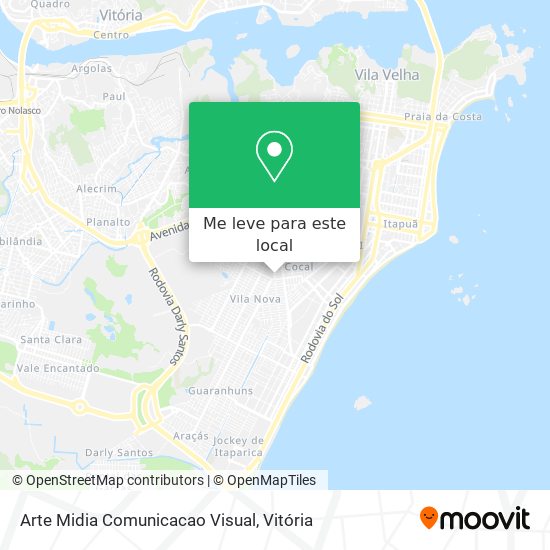 Arte Midia Comunicacao Visual mapa