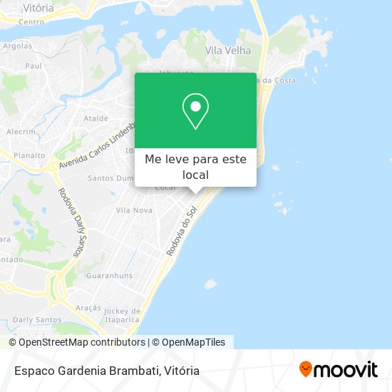 Espaco Gardenia Brambati mapa