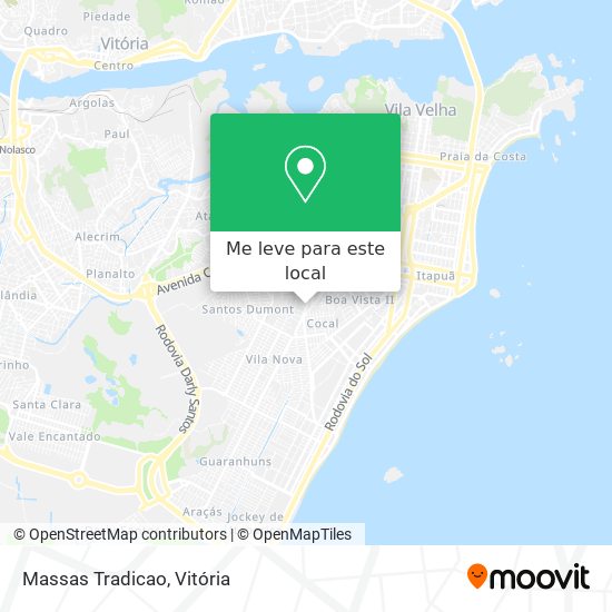 Massas Tradicao mapa
