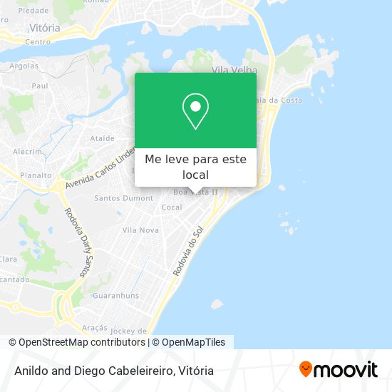 Anildo and Diego Cabeleireiro mapa