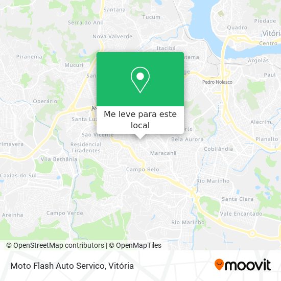 Moto Flash Auto Servico mapa