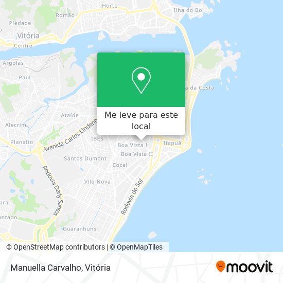 Manuella Carvalho mapa