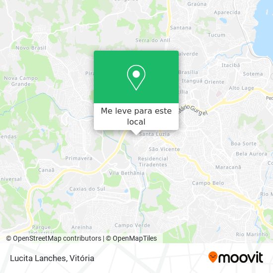 Lucita Lanches mapa