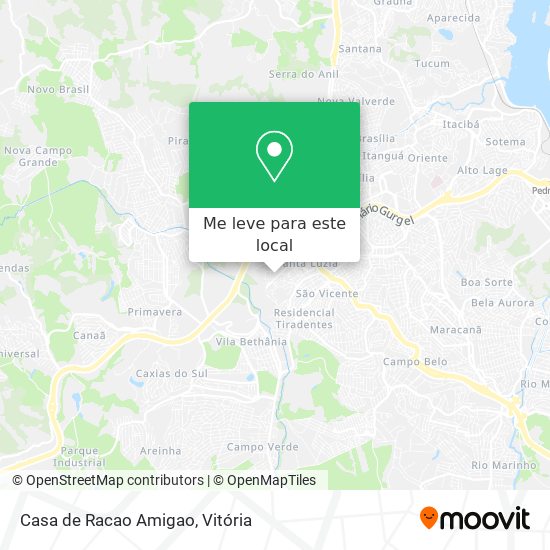 Casa de Racao Amigao mapa