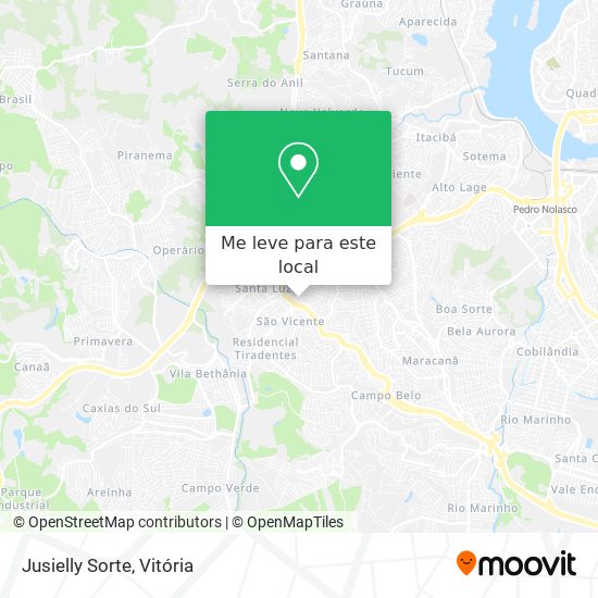 Jusielly Sorte mapa
