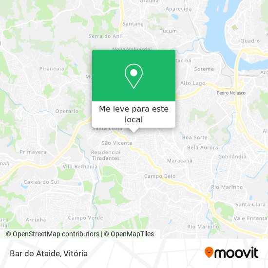 Bar do Ataide mapa