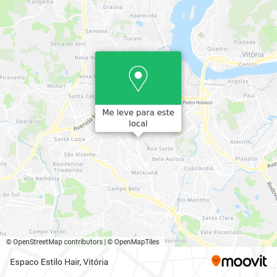 Espaco Estilo Hair mapa