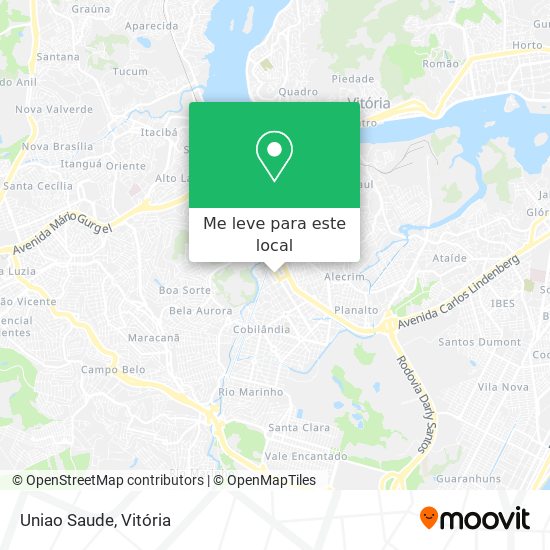 Uniao Saude mapa