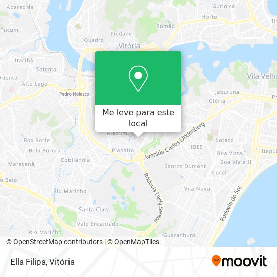 Ella Filipa mapa