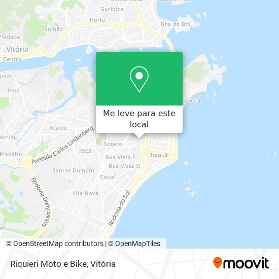 Riquieri Moto e Bike mapa