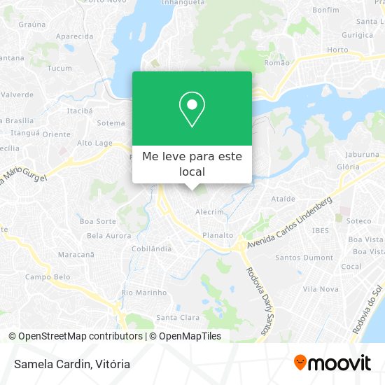 Samela Cardin mapa