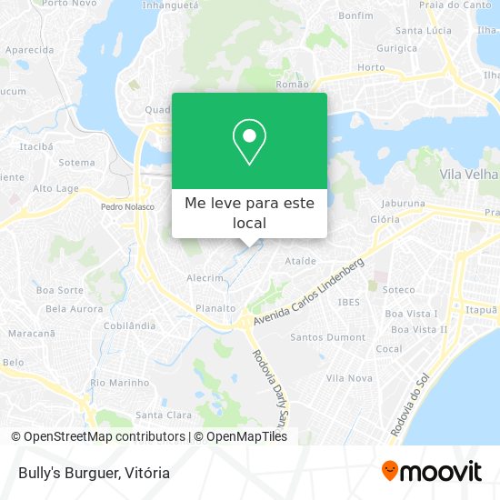 Bully's Burguer mapa