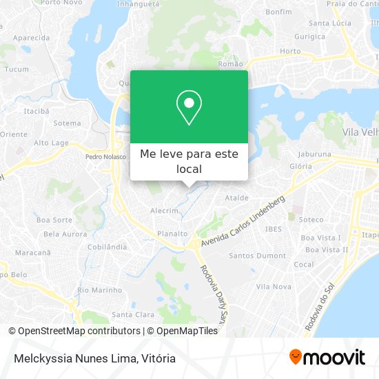 Melckyssia Nunes Lima mapa