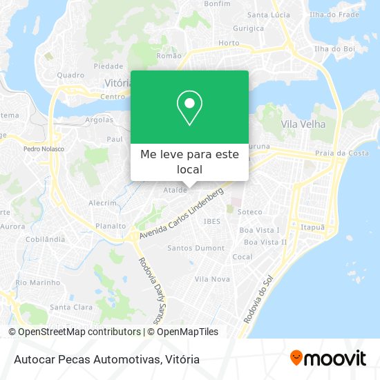 Autocar Pecas Automotivas mapa