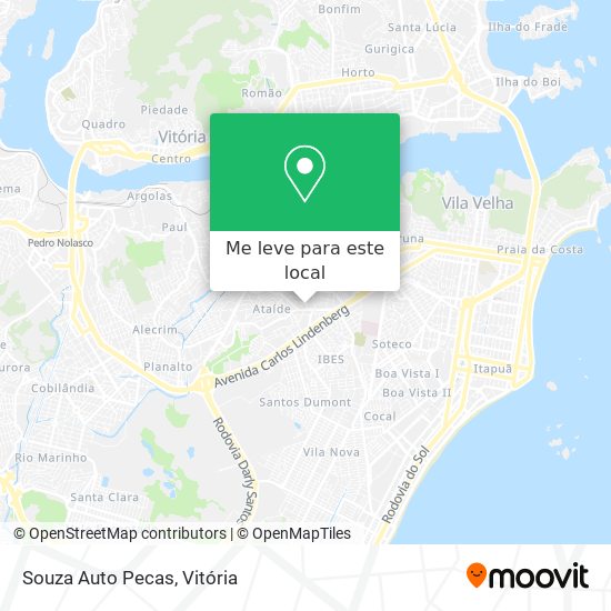 Souza Auto Pecas mapa