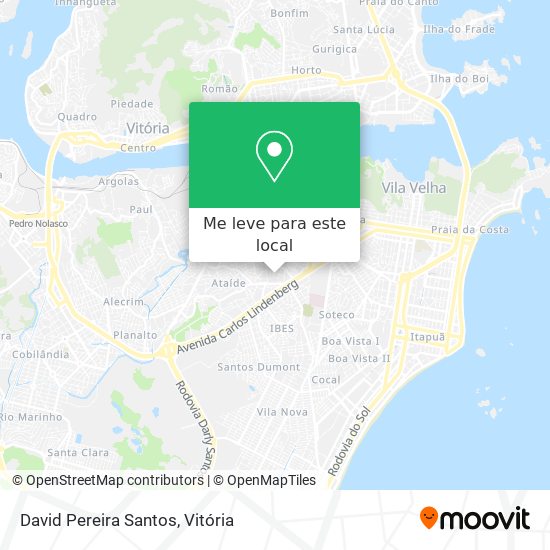 David Pereira Santos mapa