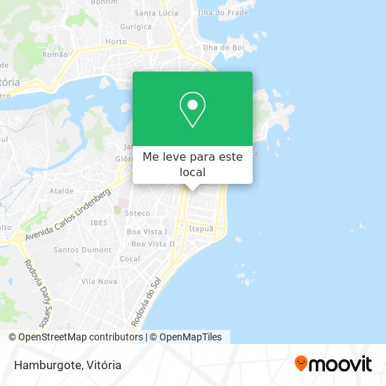 Hamburgote mapa