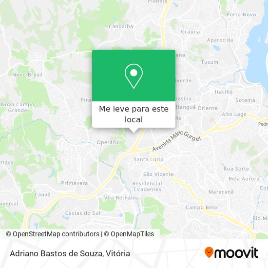 Adriano Bastos de Souza mapa
