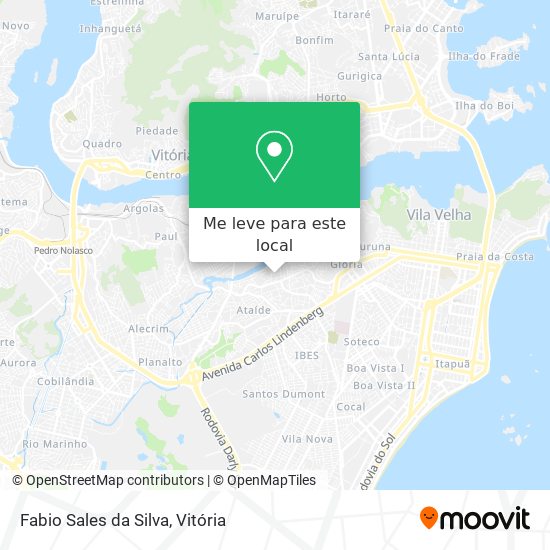 Fabio Sales da Silva mapa